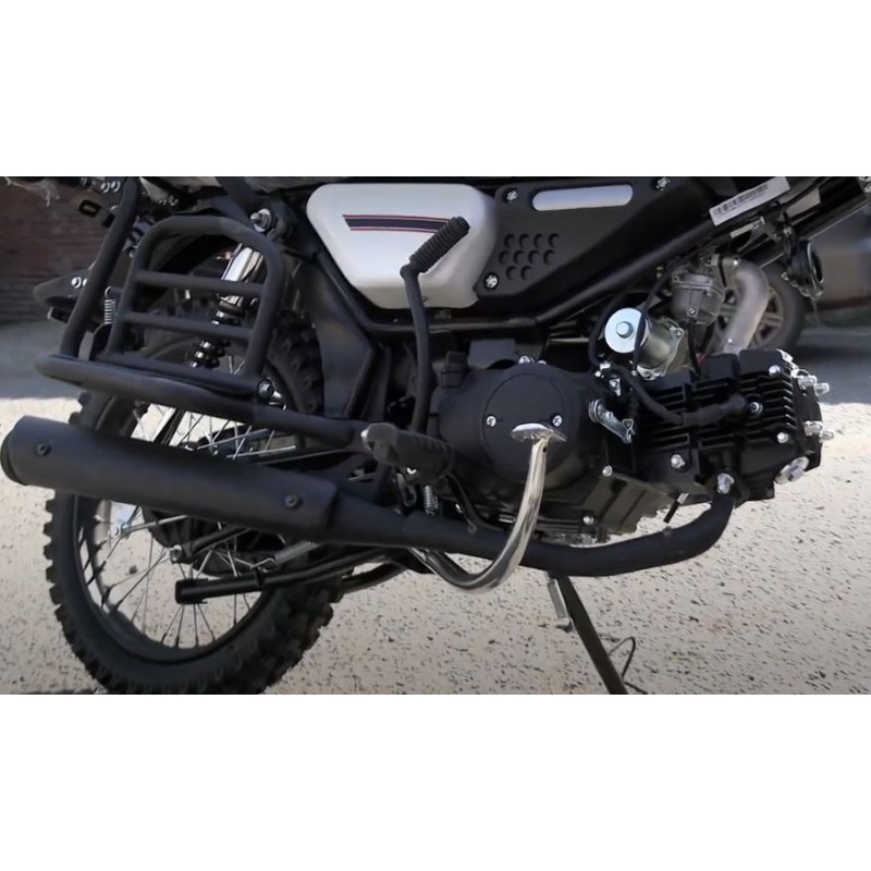 Купить  Мопед MM COLT2 WHITE 50сс 4Т, в стиле Каферейсер, колеса 18/17", Диск/Бар. (шт) 01100 (MM 45892 купить с доставкой по Москве и России, цена, технические характеристики, комплектация фото  - motoserp.ru