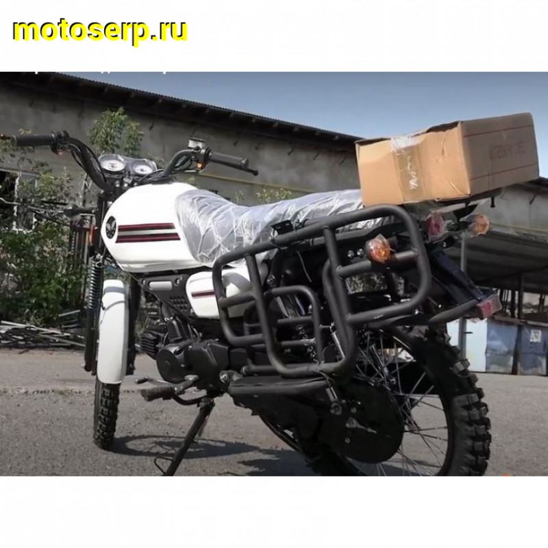 Купить  Мопед MM COLT2 WHITE 50сс 4Т, в стиле Каферейсер, колеса 18/17", Диск/Бар. (шт) 01100 (MM 45892 купить с доставкой по Москве и России, цена, технические характеристики, комплектация фото  - motoserp.ru