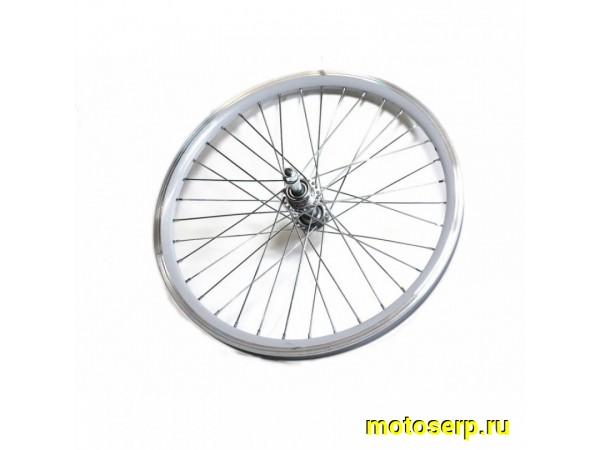 Купить  Колесо 20" одинарное заднее под трещотку, Disk с креплен диска на резьбе Вело(шт) (Ряб купить с доставкой по Москве и России, цена, технические характеристики, комплектация фото  - motoserp.ru