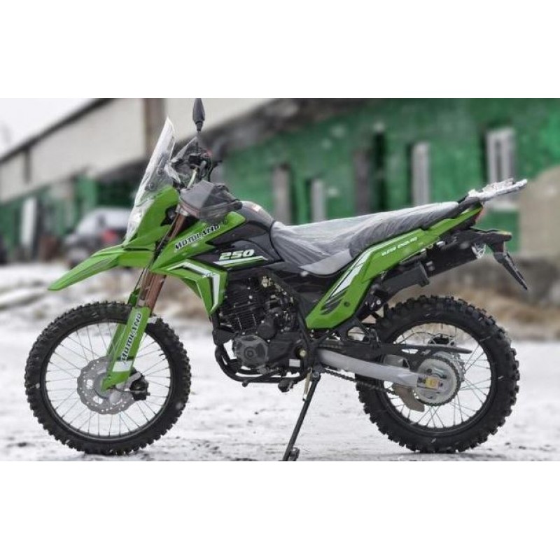 Купить  Мотоцикл внедорожный Motoland GL250 ENDURO (172FMM-5/PR250) (XL250-В) зеленый (шт) (ML 20007 (0 купить с доставкой по Москве и России, цена, технические характеристики, комплектация фото  - motoserp.ru