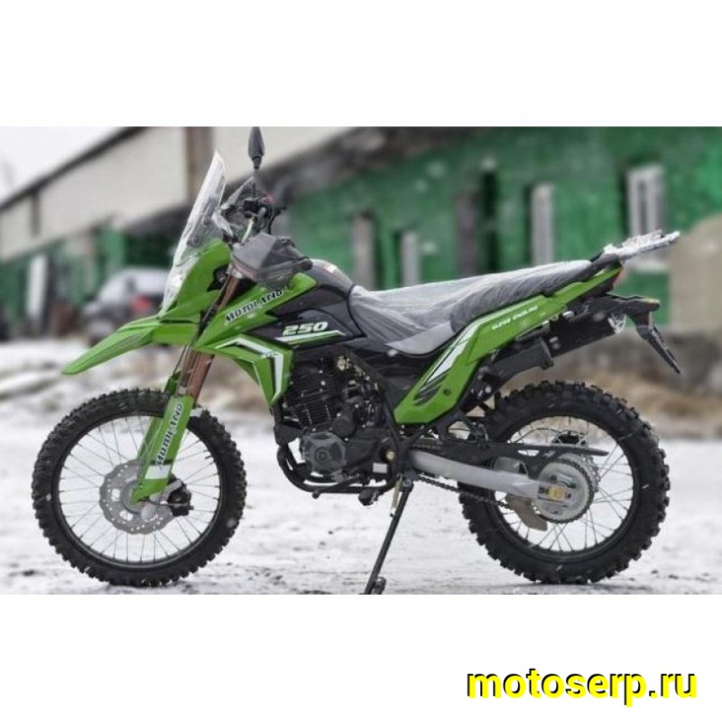Купить  Мотоцикл внедорожный Motoland GL250 ENDURO (172FMM-5/PR250) (XL250-В) зеленый (шт) (ML 20007 (0 купить с доставкой по Москве и России, цена, технические характеристики, комплектация фото  - motoserp.ru