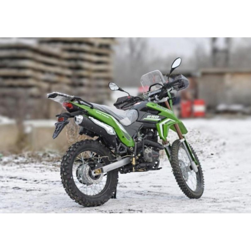 Купить  Мотоцикл внедорожный Motoland GL250 ENDURO (172FMM-5/PR250) (XL250-В) зеленый (шт) (ML 20007 (0 купить с доставкой по Москве и России, цена, технические характеристики, комплектация фото  - motoserp.ru