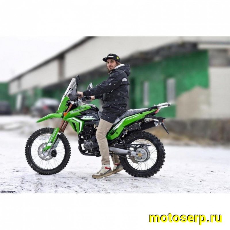 Купить  Мотоцикл внедорожный Motoland GL250 ENDURO (172FMM-5/PR250) (XL250-В) зеленый (шт) (ML 20007 (0 купить с доставкой по Москве и России, цена, технические характеристики, комплектация фото  - motoserp.ru
