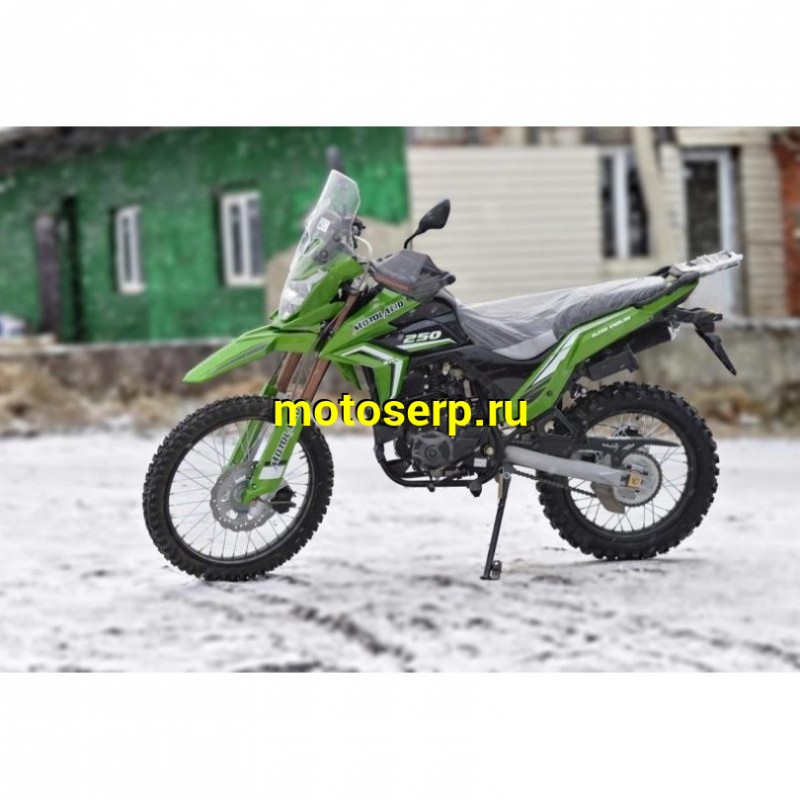 Купить  Мотоцикл внедорожный Motoland GL250 ENDURO (172FMM-5/PR250) (XL250-В) зеленый (шт) (ML 20007 (0 купить с доставкой по Москве и России, цена, технические характеристики, комплектация фото  - motoserp.ru