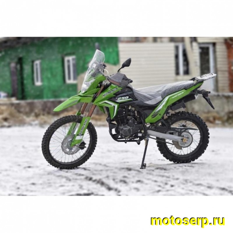 Купить  Мотоцикл внедорожный Motoland GL250 ENDURO (172FMM-5/PR250) (XL250-В) зеленый (шт) (ML 20007 (0 купить с доставкой по Москве и России, цена, технические характеристики, комплектация фото  - motoserp.ru