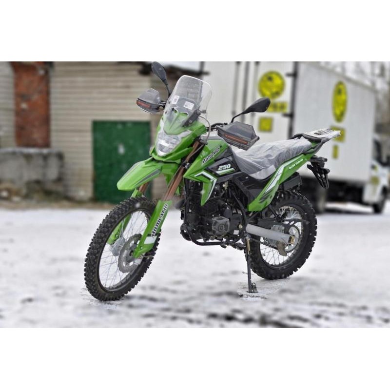 Купить  Мотоцикл внедорожный Motoland GL250 ENDURO (172FMM-5/PR250) (XL250-В) зеленый (шт) (ML 20007 (0 купить с доставкой по Москве и России, цена, технические характеристики, комплектация фото  - motoserp.ru