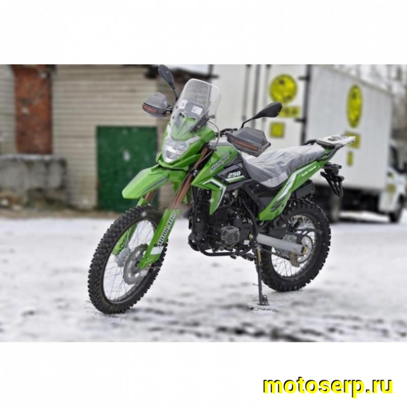 Купить  Мотоцикл внедорожный Motoland GL250 ENDURO (172FMM-5/PR250) (XL250-В) зеленый (шт) (ML 20007 (0 купить с доставкой по Москве и России, цена, технические характеристики, комплектация фото  - motoserp.ru