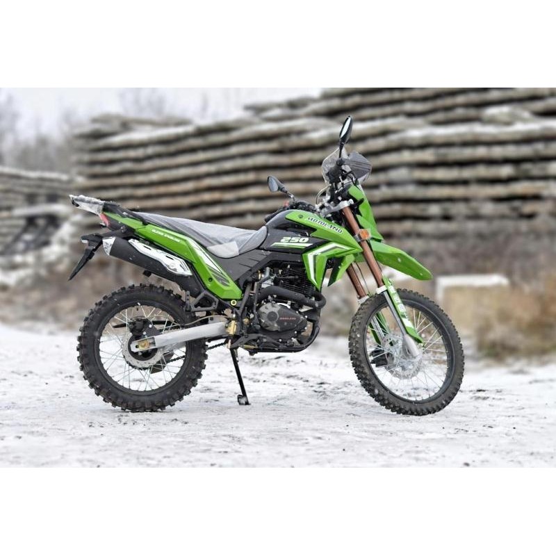 Купить  Мотоцикл внедорожный Motoland GL250 ENDURO (172FMM-5/PR250) (XL250-В) зеленый (шт) (ML 20007 (0 купить с доставкой по Москве и России, цена, технические характеристики, комплектация фото  - motoserp.ru