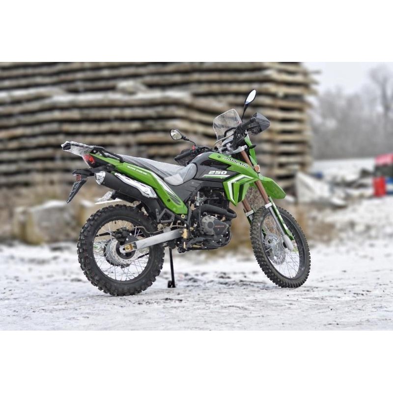 Купить  Мотоцикл внедорожный Motoland GL250 ENDURO (172FMM-5/PR250) (XL250-В) зеленый (шт) (ML 20007 (0 купить с доставкой по Москве и России, цена, технические характеристики, комплектация фото  - motoserp.ru