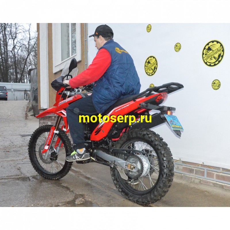 Купить  Мотоцикл внедорожный Motoland GL250 ENDURO (172FMM-5/PR250) (XL250-В) красный(шт) (ML 20008 купить с доставкой по Москве и России, цена, технические характеристики, комплектация фото  - motoserp.ru