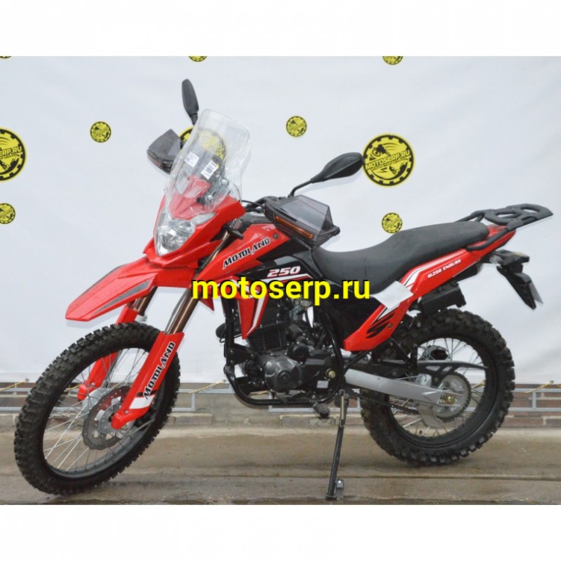 Купить  Мотоцикл внедорожный Motoland GL250 ENDURO (172FMM-5/PR250) (XL250-В) красный(шт) (ML 20008 купить с доставкой по Москве и России, цена, технические характеристики, комплектация фото  - motoserp.ru