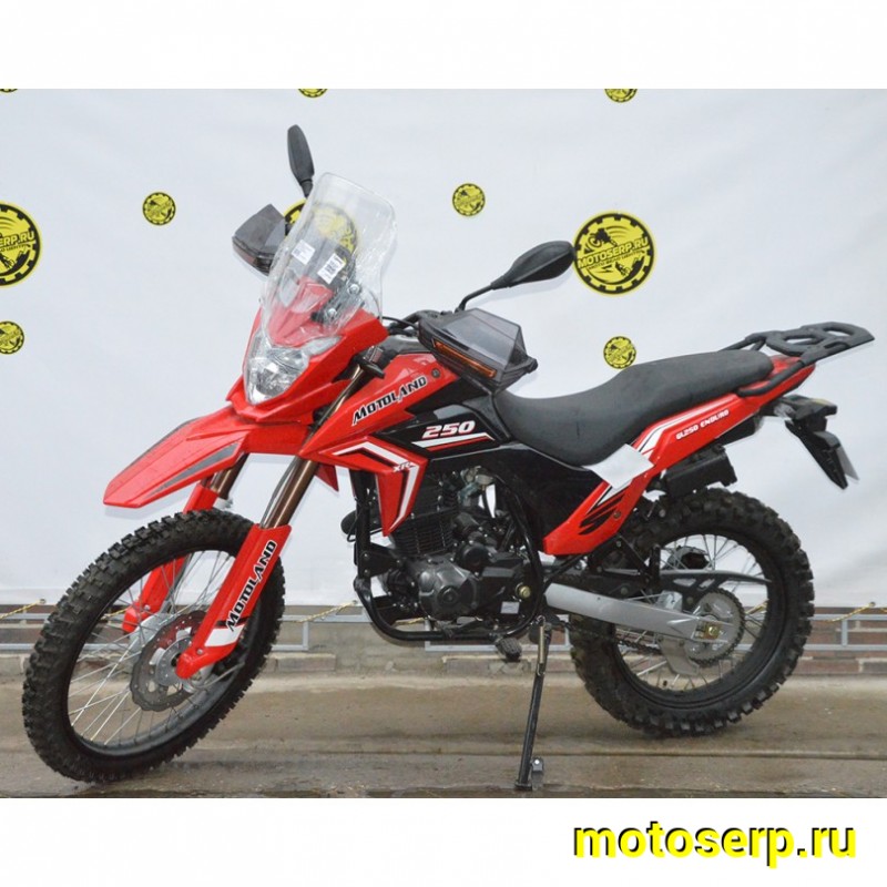 Купить  Мотоцикл внедорожный Motoland GL250 ENDURO (172FMM-5/PR250) (XL250-В) красный(шт) (ML 20008 (0 купить с доставкой по Москве и России, цена, технические характеристики, комплектация фото  - motoserp.ru
