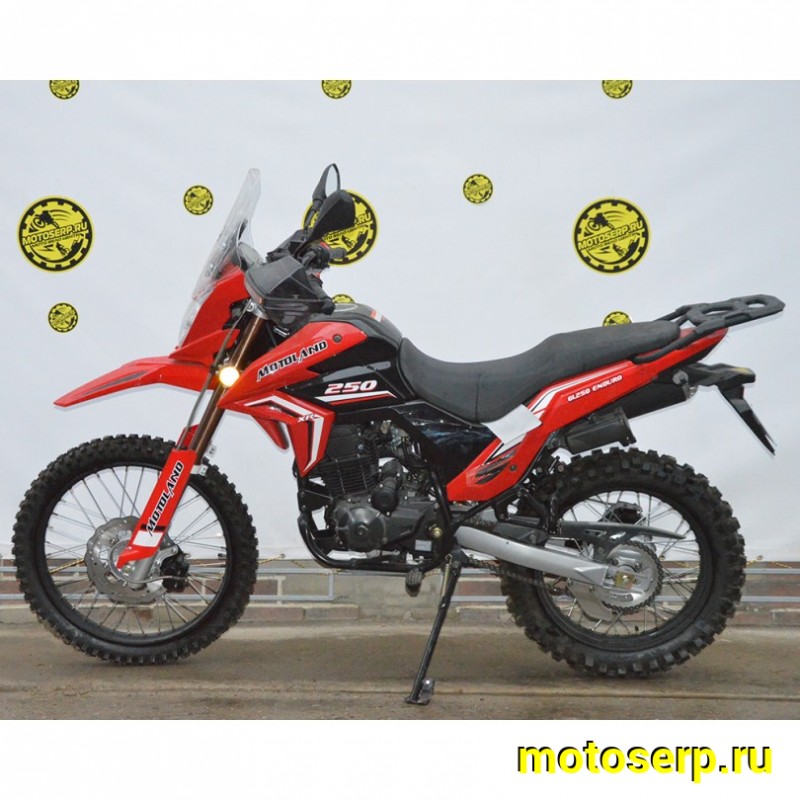 Купить  Мотоцикл внедорожный Motoland GL250 ENDURO (172FMM-5/PR250) (XL250-В) красный(шт) (ML 20008 (0 купить с доставкой по Москве и России, цена, технические характеристики, комплектация фото  - motoserp.ru