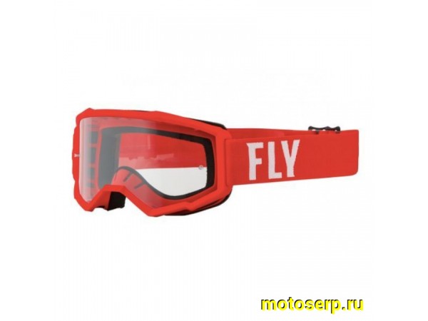 Купить  ====Очки мото Кросс FLY RACING FOCUS YOUTH  красный/белый (детские)  (шт) (0 купить с доставкой по Москве и России, цена, технические характеристики, комплектация фото  - motoserp.ru