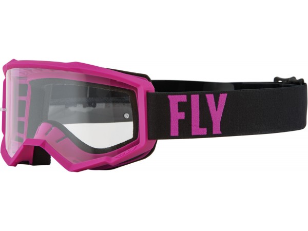 Купить  Очки мото Кросс FLY RACING FOCUS YOUTH  розовый/чёрный (детские)  (шт) (SM 604-2822 купить с доставкой по Москве и России, цена, технические характеристики, комплектация фото  - motoserp.ru