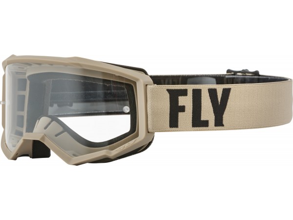 Купить  Очки мото Кросс FLY RACING FOCUS YOUTH  хаки (детские)  (шт) (SM 604-2481 купить с доставкой по Москве и России, цена, технические характеристики, комплектация фото  - motoserp.ru