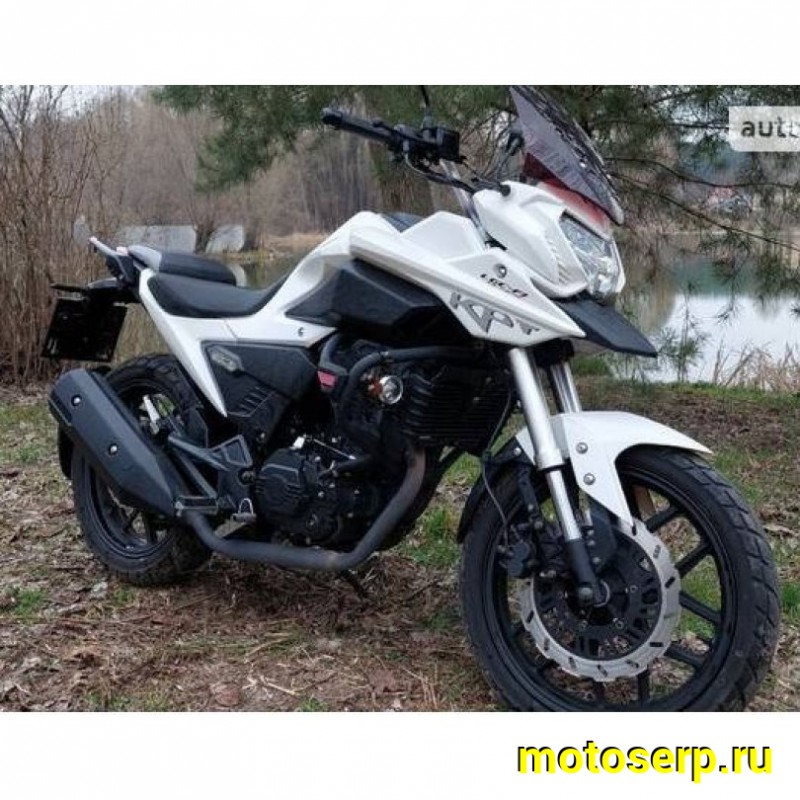 Купить  Мотоцикл Lifan KPT200 белый (шт) (UM купить с доставкой по Москве и России, цена, технические характеристики, комплектация фото  - motoserp.ru