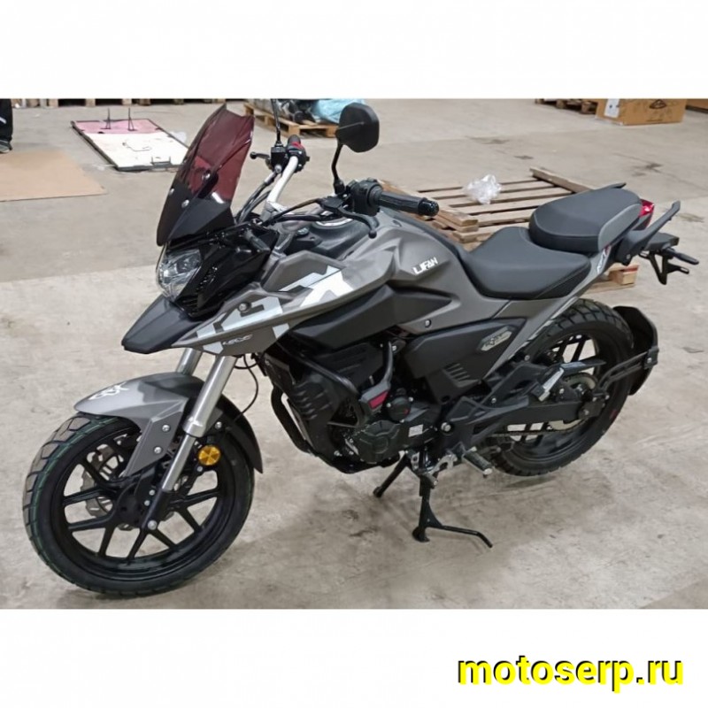 Купить  Мотоцикл Lifan KPT200 серый (шт) (UM купить с доставкой по Москве и России, цена, технические характеристики, комплектация фото  - motoserp.ru