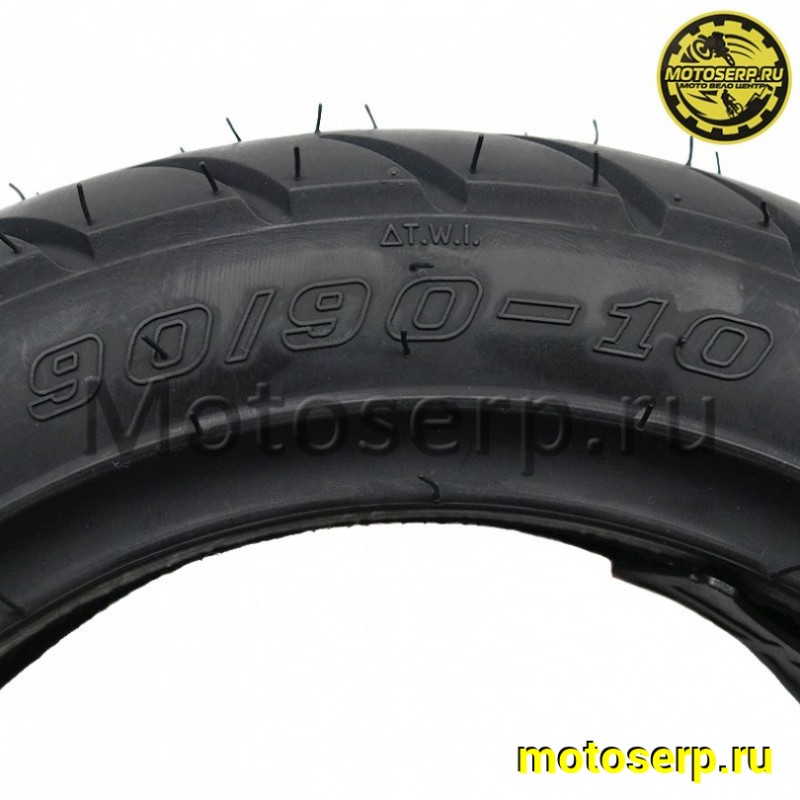 Купить  Покрышка Скутер 10"  (3.00-10 (90/90-10) безкамер Crown Star (NQ) (шт) (К-дар 2302276 купить с доставкой по Москве и России, цена, технические характеристики, комплектация фото  - motoserp.ru