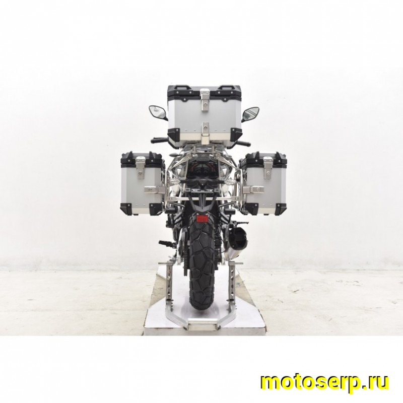 Купить  Мотоцикл внедорожный Regulmoto Discovery 400 Синий (ЭПТС) Тур-эндуро, двиг.  CF, ABS , инжект., 6КПП, жидк.охлажд, видеорегистратор, + кофры (шт) купить с доставкой по Москве и России, цена, технические характеристики, комплектация фото  - motoserp.ru