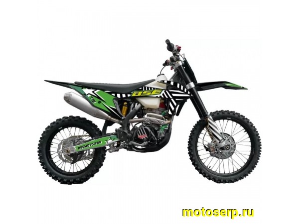 Купить  ====Мотоцикл Кросс/Эндуро BSE T8 Green Twister (шт) купить с доставкой по Москве и России, цена, технические характеристики, комплектация фото  - motoserp.ru