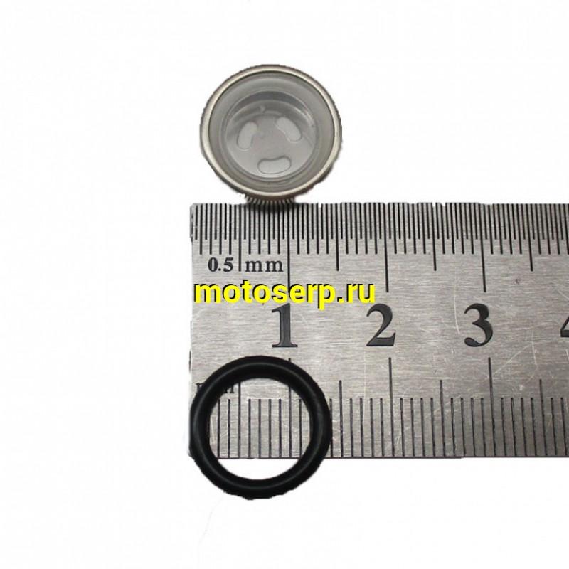 Купить  Окно смотровое жидкости тормозной (глазок окошко) главного тормозного цилиндра 14мм (JP) (шт) купить с доставкой по Москве и России, цена, технические характеристики, комплектация фото  - motoserp.ru