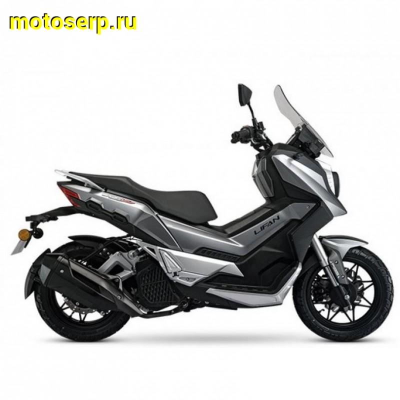 Купить  ====Скутер LIFAN KPV150 черный (Лифан КПВ 150) 4Т, 150сс, литые 14"/14",  диск./диск. (шт)  купить с доставкой по Москве и России, цена, технические характеристики, комплектация фото  - motoserp.ru