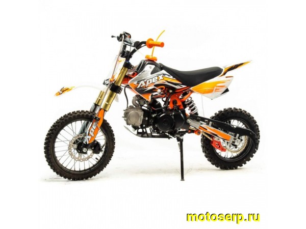 Купить  ====Питбайк Motoland APEX 10 оранжевый (спортинв), 14/12, 4Т, 110cc, АВТОМАТ, эл-стартер, диск/диск (шт) (ML 15291 купить с доставкой по Москве и России, цена, технические характеристики, комплектация фото  - motoserp.ru