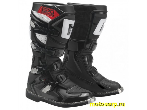 Купить  Мотоботы кросс. GAERNE GX-1  (защ. голени), черный р-р 42" (Ч/З) (пар) (SM 953-6836 купить с доставкой по Москве и России, цена, технические характеристики, комплектация фото  - motoserp.ru