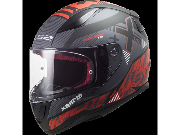 Купить  Шлем закрытый LS2 FF353 RAPID XTREET MATT BLACK RED (XXL) интеграл (шт) (0 купить с доставкой по Москве и России, цена, технические характеристики, комплектация фото  - motoserp.ru