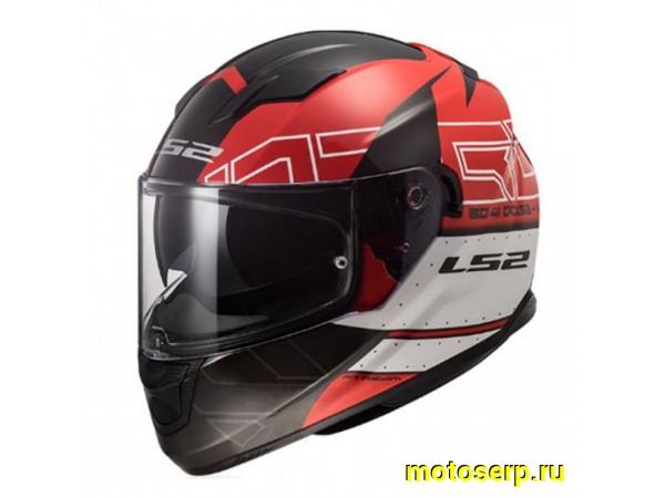 Купить  Шлем закрытый LS2 FF320 STREAM EVO KUB red black (M) интеграл (шт) (LS2 купить с доставкой по Москве и России, цена, технические характеристики, комплектация фото  - motoserp.ru