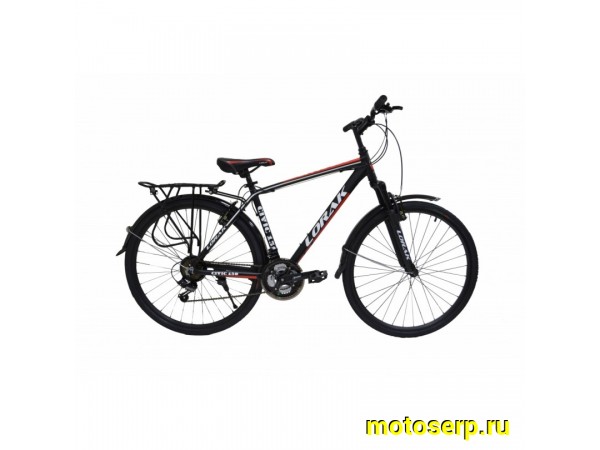 Купить  ====28" LORAK CIVIC 150 (19") (Лорак Сивик 150) 28"; 21ск; рама- алюминий; тормоз-V-Brake (шт) купить с доставкой по Москве и России, цена, технические характеристики, комплектация фото  - motoserp.ru