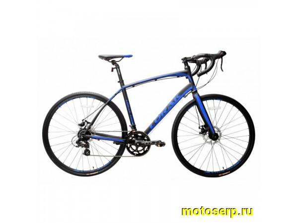 Купить  ====28" LORAK CROSS LITE (520мм) (Лорак Кросс Лайт) 28"; 14ск; рама-алюминий; тормоз-Disk; вилка-жесткая; шоссейный (шт) купить с доставкой по Москве и России, цена, технические характеристики, комплектация фото  - motoserp.ru