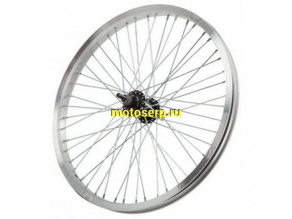 Купить  Колесо 20" одинарное заднее алюм. BMX (NO NAME-Китай) ось-D10, втулка с трещеткой 9T Вело (шт) (Ряб купить с доставкой по Москве и России, цена, технические характеристики, комплектация фото  - motoserp.ru