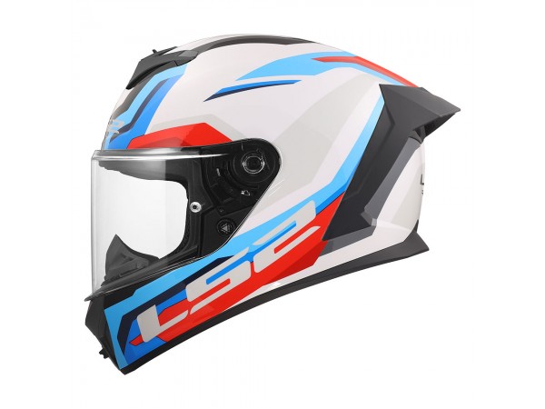 Купить  Шлем закрытый LS2 FF820 RAPID 3 HYPER White Blue Red (XL) интеграл  (шт) (LS купить с доставкой по Москве и России, цена, технические характеристики, комплектация фото  - motoserp.ru