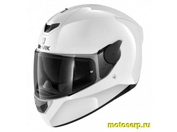 Купить  Шлем закрытый интеграл SHARK D-SKWAL 2 BLANK-WHU (M) (шт) (SHARK HE4030E купить с доставкой по Москве и России, цена, технические характеристики, комплектация фото  - motoserp.ru