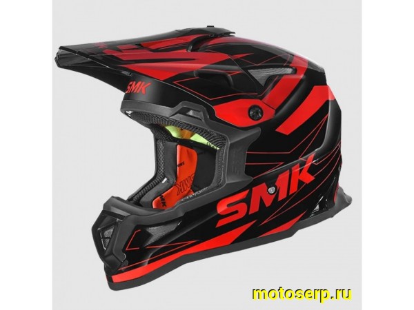 Купить  Шлем Кросс SMK ALLTERRA SLOPE , цвет чёрный/красный (S) (шт) (Bajaj ALLTERRA GL230 купить с доставкой по Москве и России, цена, технические характеристики, комплектация фото  - motoserp.ru