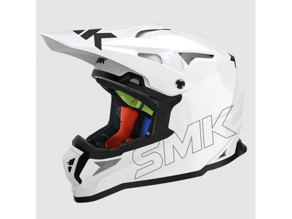 Купить  Шлем Кросс SMK ALLTERRA , цвет белый (XL) (шт) (Bajaj ALLTERRA GL120 купить с доставкой по Москве и России, цена, технические характеристики, комплектация фото  - motoserp.ru
