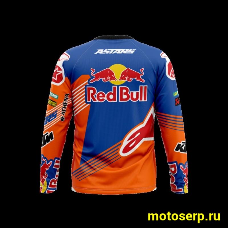 Купить  Джерси (футболка для мотокросса) V-RUS AlpineStars KTM (цвет: Red Bull (синий) (L) (шт) (МотоЯ купить с доставкой по Москве и России, цена, технические характеристики, комплектация фото  - motoserp.ru