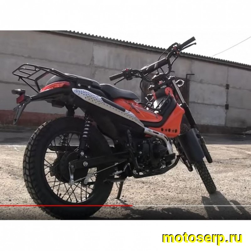 Купить  ====Мопед MM XTRAIL (ИксТраил - 50) репл Honda TRAIL  50сс 4Т, КАРБ, диск/бар. 18"/16". длиннобазн. узк багажн (зал) (шт) 01100 (SN (ФОТО купить с доставкой по Москве и России, цена, технические характеристики, комплектация фото  - motoserp.ru