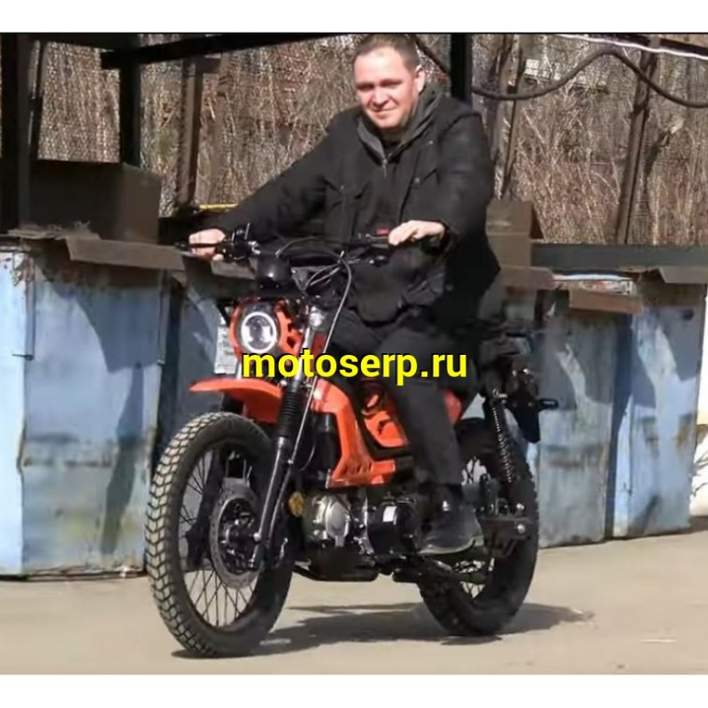 Купить  ====Мопед MM XTRAIL (ИксТраил - 50) репл Honda TRAIL  50сс 4Т, КАРБ, диск/бар. 18"/16". длиннобазн. узк багажн (зал) (шт) 01100 (SN (ФОТО купить с доставкой по Москве и России, цена, технические характеристики, комплектация фото  - motoserp.ru