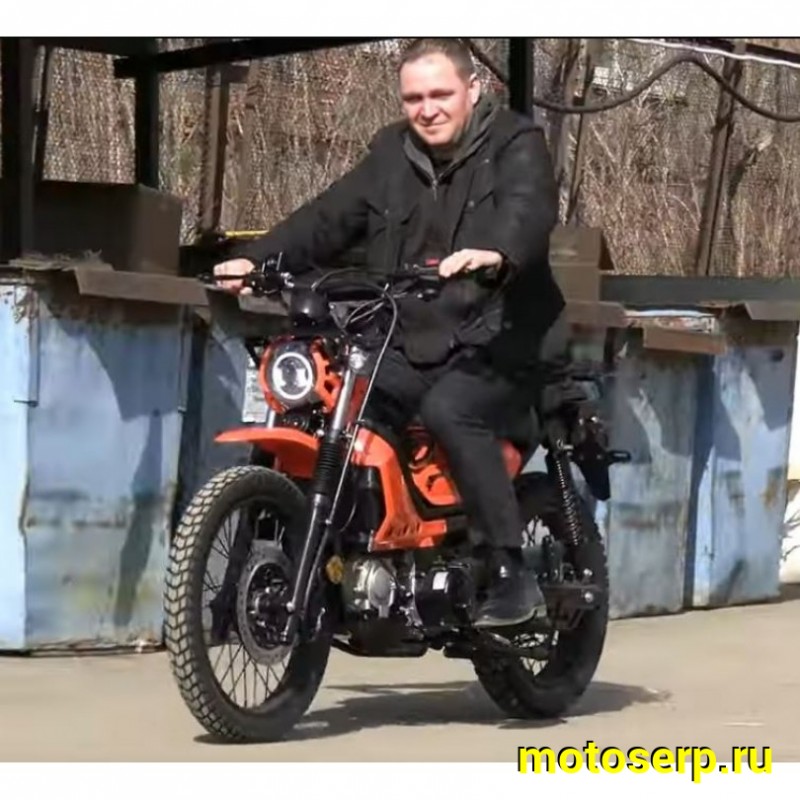 Купить  ====Мопед MM XTRAIL (ИксТраил - 50) репл Honda TRAIL  50сс 4Т, КАРБ, диск/бар. 18"/16". длиннобазн. узк багажн (зал) (шт) 01100 (SN (ФОТО купить с доставкой по Москве и России, цена, технические характеристики, комплектация фото  - motoserp.ru