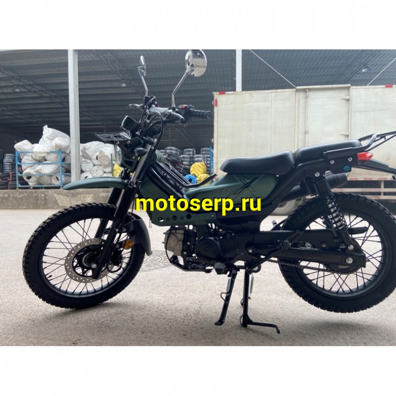 Купить  ====Мопед MM XTRAIL (ИксТраил - 50) репл Honda TRAIL  50сс 4Т, КАРБ, диск/бар. 18"/16". длиннобазн. узк багажн (зал) (шт) 01100 (SN (ФОТО купить с доставкой по Москве и России, цена, технические характеристики, комплектация фото  - motoserp.ru