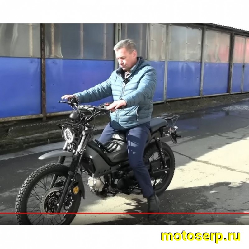 Купить  ====Мопед MM XTRAIL (ИксТраил - 50) репл Honda TRAIL  50сс 4Т, КАРБ, диск/бар. 18"/16". длиннобазн. узк багажн (зал) (шт) 01100 (SN (ФОТО купить с доставкой по Москве и России, цена, технические характеристики, комплектация фото  - motoserp.ru