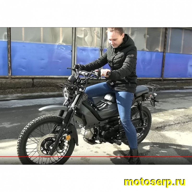 Купить  ====Мопед MM XTRAIL (ИксТраил - 50) репл Honda TRAIL  50сс 4Т, КАРБ, диск/бар. 18"/16". длиннобазн. узк багажн (зал) (шт) 01100 (SN (ФОТО купить с доставкой по Москве и России, цена, технические характеристики, комплектация фото  - motoserp.ru