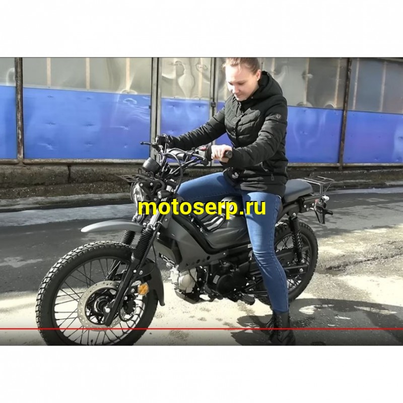 Купить  ====Мопед MM XTRAIL (ИксТраил - 50) репл Honda TRAIL  50сс 4Т, КАРБ, диск/бар. 18"/16". длиннобазн. узк багажн (зал) (шт) 01100 (SN (ФОТО купить с доставкой по Москве и России, цена, технические характеристики, комплектация фото  - motoserp.ru