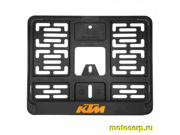 Купить  Держатель (рамка) заднего номера МОТО (19х14,5) пластик "KTM" нового образца (шт) (МК MRN035 купить с доставкой по Москве и России, цена, технические характеристики, комплектация фото  - motoserp.ru