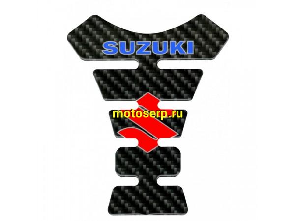 Купить  Наклейка (накладка) защитная на бак "Suzuki" объемная  (шт) (МК ZBNK 001 купить с доставкой по Москве и России, цена, технические характеристики, комплектация фото  - motoserp.ru
