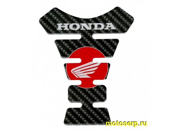 Купить  Наклейка (накладка) защитная на бак "Honda" объемная  (шт) (МК ZBNK 003 купить с доставкой по Москве и России, цена, технические характеристики, комплектация фото  - motoserp.ru