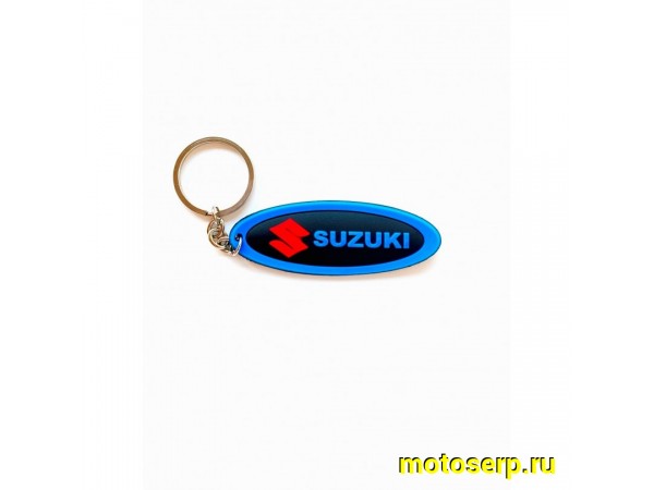 Купить  Брелок резиновый  "Suzuki" синий  (шт) (МК BMS 007B купить с доставкой по Москве и России, цена, технические характеристики, комплектация фото  - motoserp.ru